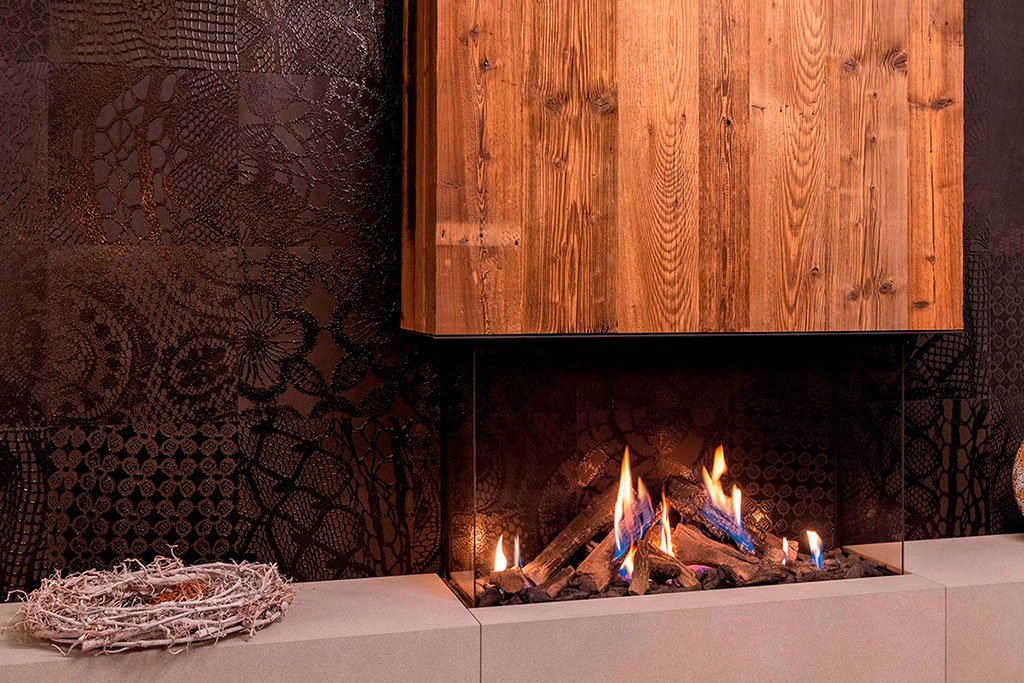 M-Design TRUE VISION 850 DC OPEN FIRE LOOK (3 CRISTALES) de gas