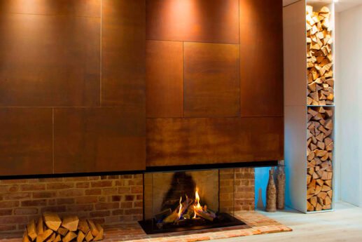 M-Design TRUE VISION 650 DC OPEN FIRE LOOK ( 3 CRISTALES ) de gas