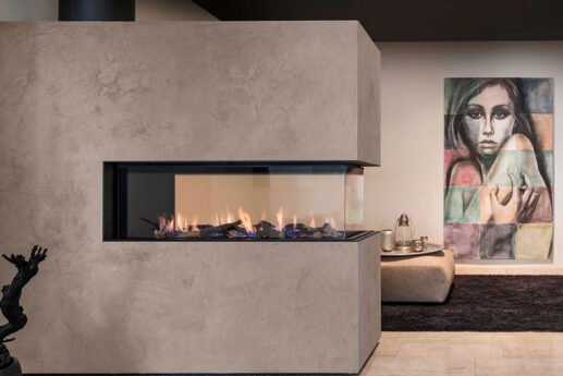 M-Design LUNA 1300 RD ROOM DIVIDER DIAMOND ( SEPARADORA DE AMBIENTES ) de gas